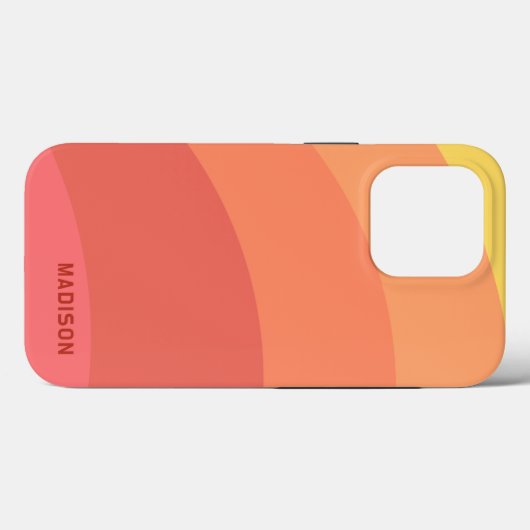 カスタム日の出インスパイアiPhone / iPadケース Case-Mate iPhoneケース (裏面 (横))