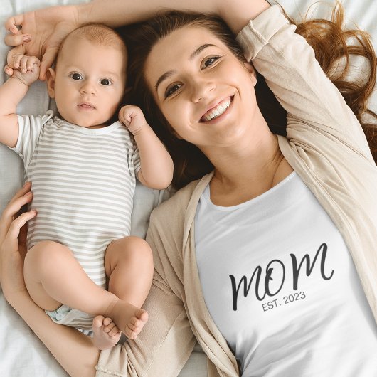 カスタム日ブラック設立ママ Tシャツ