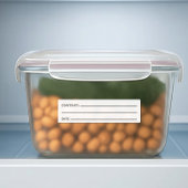 カスタム日付とコンテンツ団体や組織の冷凍庫ラベル シール