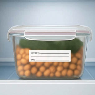 カスタム日付とコンテンツ団体や組織の冷凍庫ラベル シール