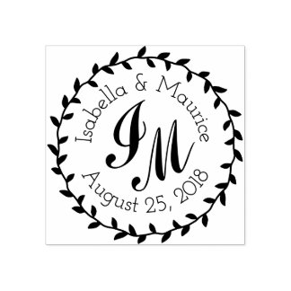 カスタム日付のゴム印結婚印をラウンド保存 ラバースタンプ