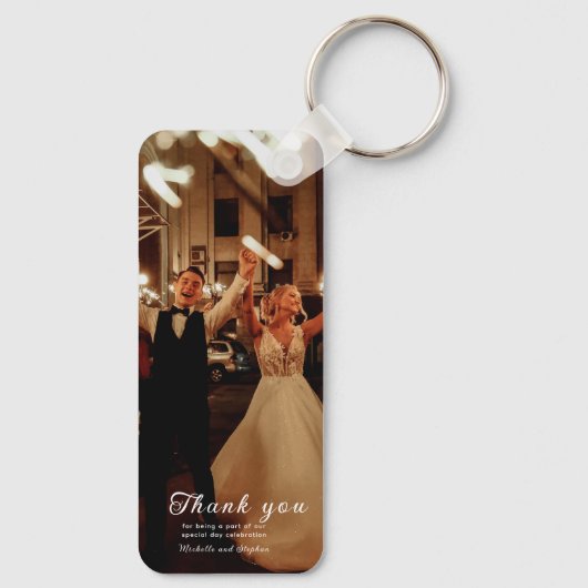 カスタム日付の保存 | 写パーソナライズされた真 キーホルダー (裏面)