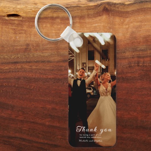 カスタム日付の保存 | 写パーソナライズされた真 キーホルダー (正面)