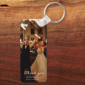 カスタム日付の保存 | 写パーソナライズされた真 キーホルダー (裏面)