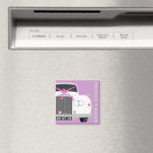 カスタム日付の車結婚の特典を保存 マグネット (インサイチュ (食洗機))