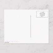 カスタム日付シンデレラスリッパをティール(緑がかった色)に保存 案内ポストカード (裏面)