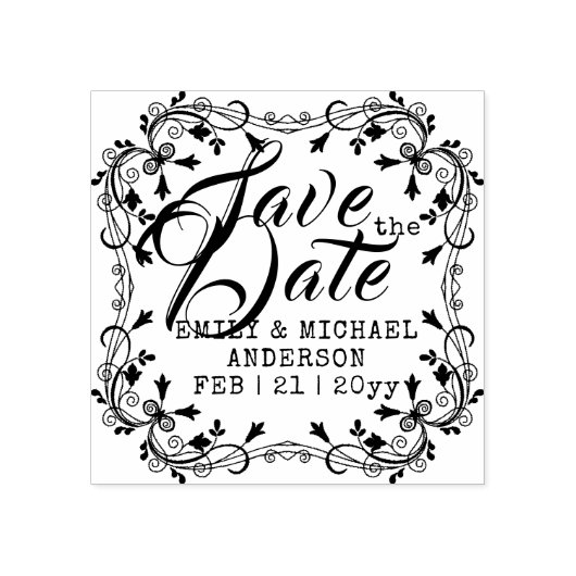 カスタム日付スタンプを手書きで保存華美する ラバースタンプ (インプリント)