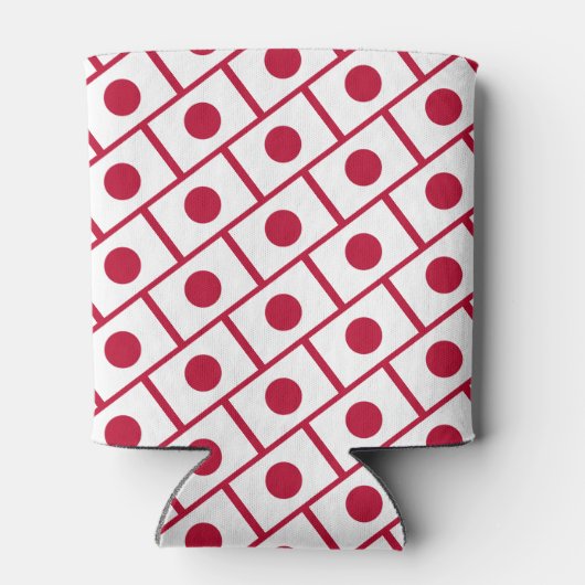 カスタム日本の旗 缶クーラー (裏面)