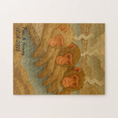 カスタム日本トラベお洒落ルおもしろいサル ジグソーパズル (横)