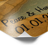 カスタム日本トラベルランドスケープお洒落サル フォトプリント            (角)