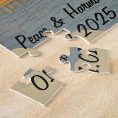 カスタム日本旅行風景美神社 ジグソーパズル (側面)