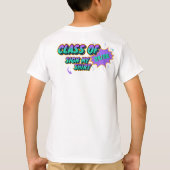 カスタム日1年生のサイン私のシャツ記念 Tシャツ (裏面)