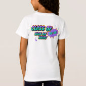 カスタム日2年生のサイン私のシャツ記念 Tシャツ (裏面)