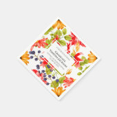 カスタム明モダンるいフローラ卒業 スタンダードカクテルナプキン (角)