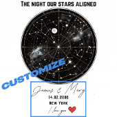 カスタム星占い星地図:あなたの夜、あなたの物語 フォトプリント