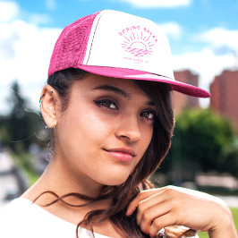 カスタム春休みサマーガールフレンド旅行 キャップ