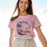 カスタム春休み女子旅かわいいビーチおもしろい Tシャツ<br><div class="desc">このTシャツで春休みの日のキスパーソナライズされた精神を受け入れ!退屈な基本に別れを告げ、分隊と同鮮やか様にデザインと休暇モードにユニーク飛び込む。写真あなたの名前の踊りよくはしゃぐフォントでヤシの木と太陽のビーチパラダイスの中で。すべての衣服は冒険の物語を囁き、誰もがおもしろいに参加するように誘う。</div>