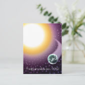 カスタム時代は太陽の周のまわりにりを回る ポストカード (スタンド正面)