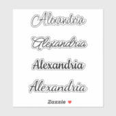 カスタム書名防水 シール (シート)