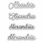 カスタム書名防水 シール (正面)