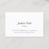 カスタム書道ミニマエレガントモダンリスト 名刺 (正面)