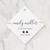 カスタム書道台本つるラベル フェイバータグ (裏面)