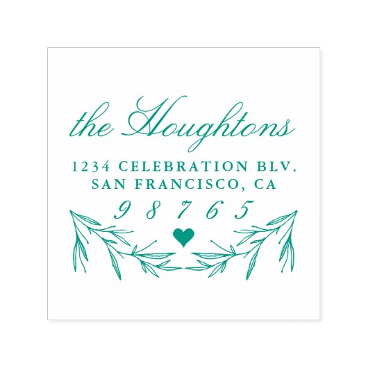 カスタム書道家名差出人住所 セルフインキングスタンプ (デザイン)