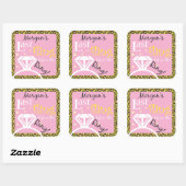 カスタム最後の浮動(_L) |お気に入りステッカー スクエアシール (シート)