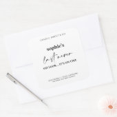 カスタム最後の神経キャンドロおもしろいック スクエアシール (封筒)