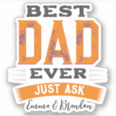 カスタム最高ののパパパパファーテッ頼プ シール (正面)