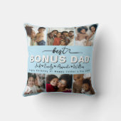 カスタム最高のエレガントパパ写真コラージュ クッション (裏面)