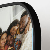 カスタム最高のエレガントパパ写真コラージュ ピックルボールラケット (左詳細)