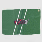 カスタム最高のゴルフタオル：完璧な追加 ゴルフタオル (横)