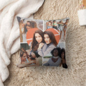 カスタム最高のシンプルFriend 5フォトハートコラージュ クッション (ブランケット)