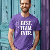 カスタム最高のチーム常に作業チームの同僚チームメイト Tシャツ