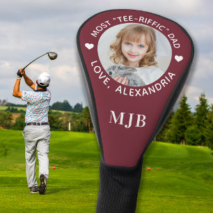 カスタム最高のパパエバーレッドフォト ゴルフヘッドカバー