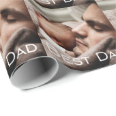 カスタム最高のパパギフト – 光沢ラッピング紙 ラッピングペーパー (ロールコーナー)