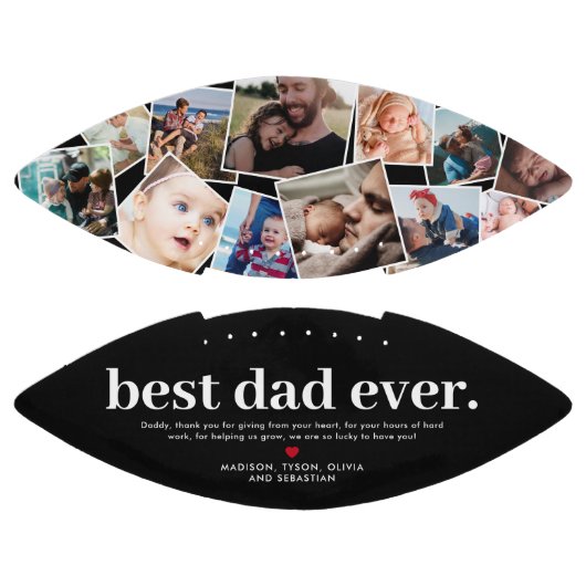 カスタム最高のパパ アメリカンフットボール (パネル)