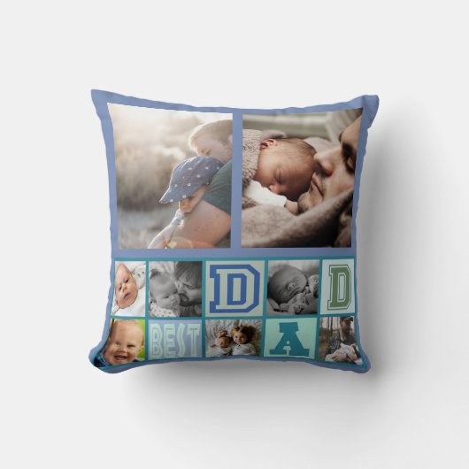 カスタム最高のパパ クッション (正面)