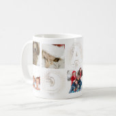 カスタム最高のパパEver金ゴールド数々の Photo Mag コーヒーマグカップ (正面左)