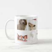 カスタム最高のパパEver金ゴールド数々の Photo Mag コーヒーマグカップ (左)