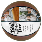 カスタム最高のパパEver 2 Photo Keepsake バスケットボール (正面)