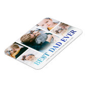 カスタム最高のパパEver 5 Photo マグネット (左側)