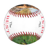 カスタム最高のパパEver Dog Photo 野球ボール (裏面)