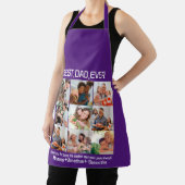 カスタム最高のパパEver Faters Day 9 Photo Collage エプロン (インサイチュ)