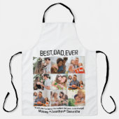 カスタム最高のパパEver Faters Day 9 Photo Collage エプロン (正面)