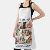 カスタム最高のパパEver Faters Day 9 Photo Collage エプロン (インサイチュ)