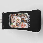 カスタム最高のパパEver Faters Day 9 Photo Collage ゴルフヘッドカバー (正面)