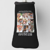 カスタム最高のパパEver Faters Day 9 Photo Collage ゴルフヘッドカバー (回転90)