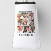 カスタム最高のパパEver Faters Day 9 Photo Collage ゴルフヘッドカバー (回転90)